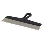 Шпатель зубчатый 350х6 мм с пластиковой ручкой (131155)