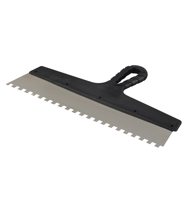 original-7550.jpg Шпатель зубчатый 350х8 мм с пластиковой ручкой (131156) — изображение 1