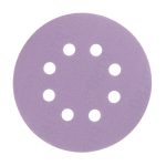 Диск шлифовальный КМ Purple d125 мм P180 на липучку бумажная основа (5 шт.)