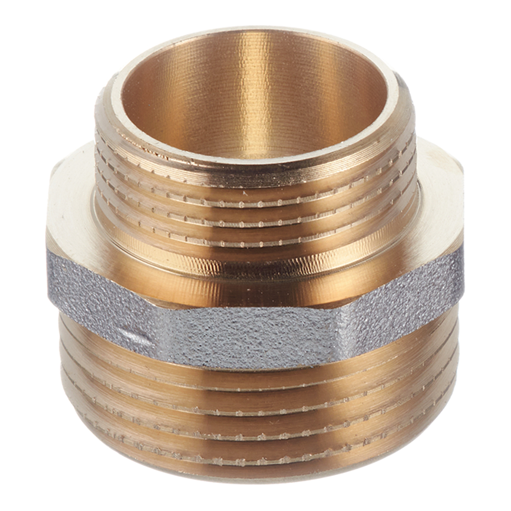 original-7650.jpg Ниппель переходной 1 НР(ш) х 3/4 НР(ш) латунный — изображение 1