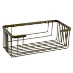 Полка для ванной WasserKraft Exter 133х275х55 мм металл бронза (K-744)