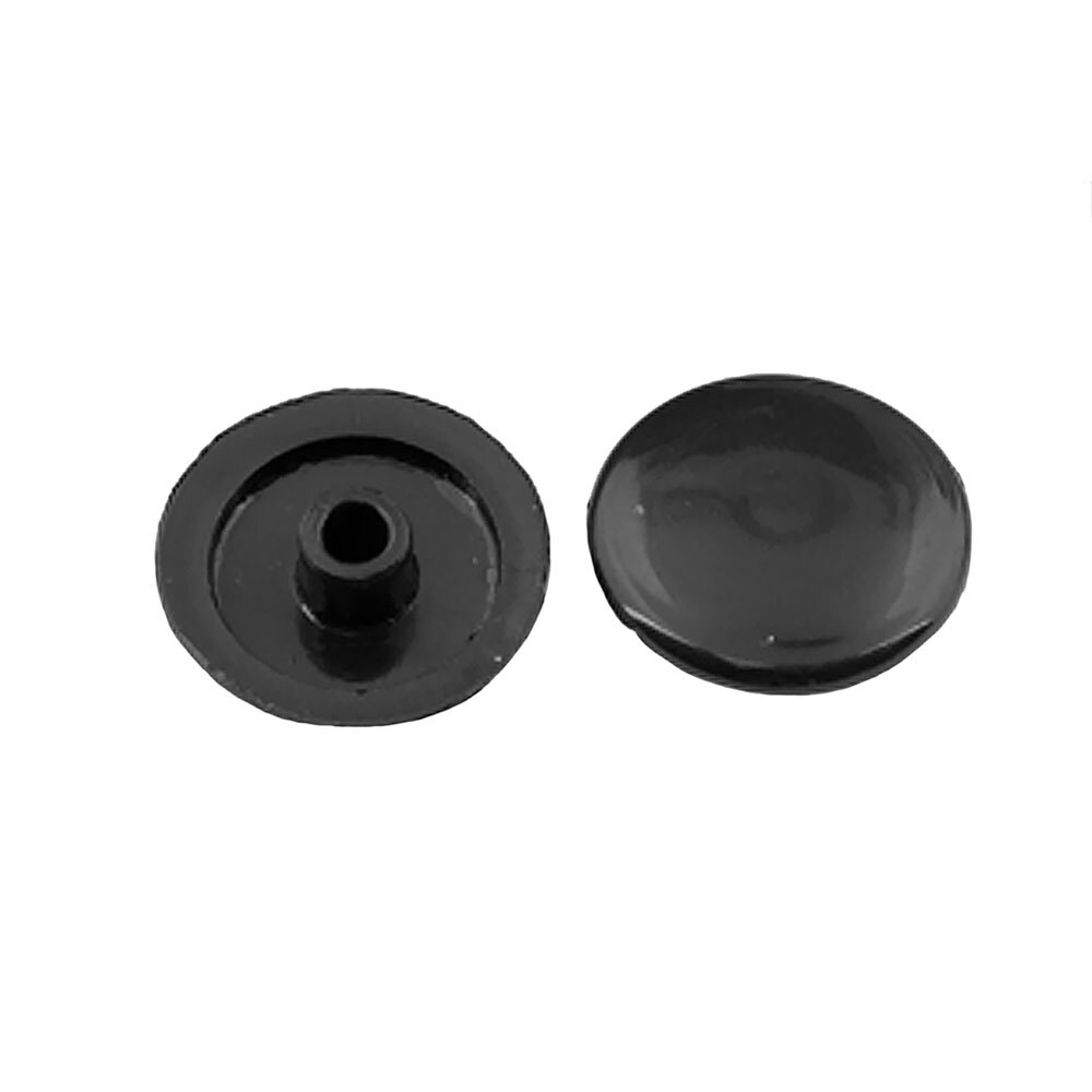 original-7789.jpg Заглушка декоративная пластиковая на мебельную стяжку HEX d7 мм черная (50 шт.) — изображение 1