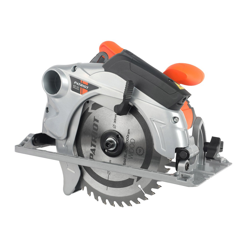 original-7919.jpg Пила дисковая электрическая Patriot CS 190 1500 Вт 190 мм (190301640) — изображение 1