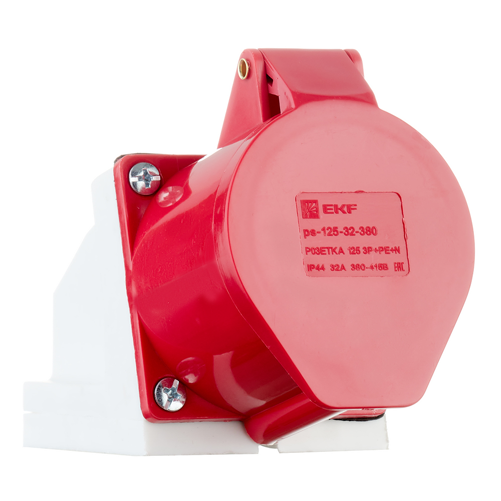 original-7924.jpg Розетка силовая угловая настенная EKF PROxima 3Р+РЕ+N 32 А 380 В IP44 — изображение 1