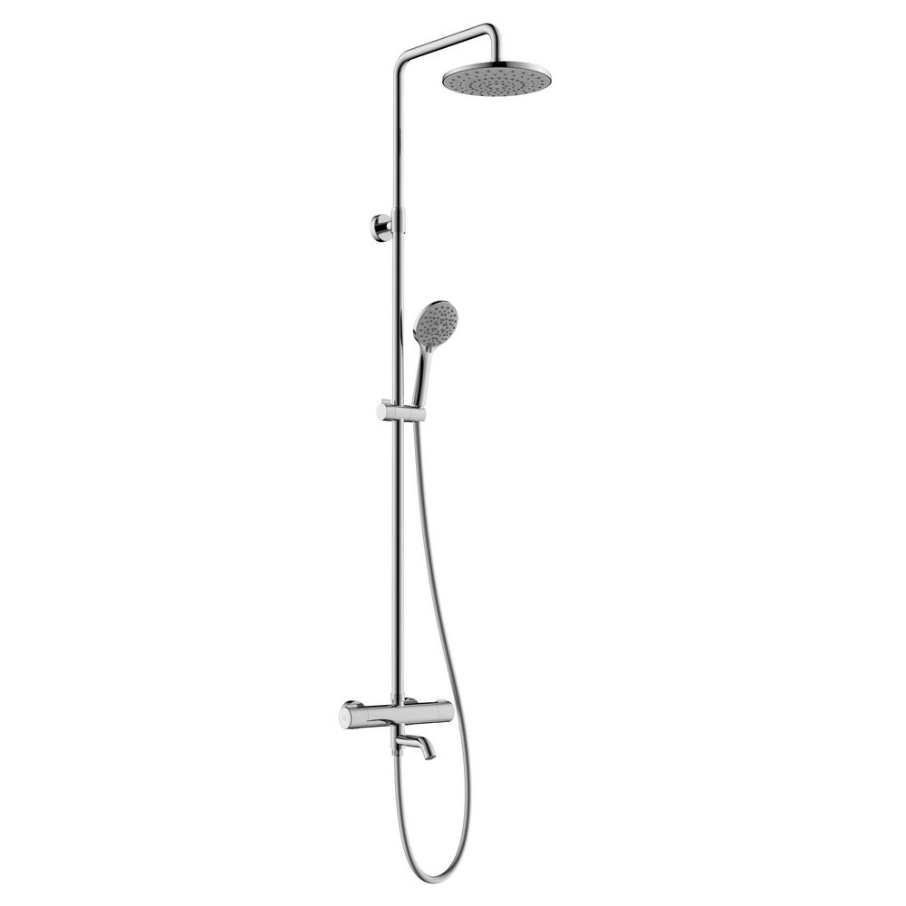 original-7934.jpg Душевая система Esko STT с верхним душем с лейкой с термостатом хром (STT1000) — изображение 1