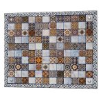 Панель стеновая закаленное стекло для кухни 600х500х4 мм турецкая плитка