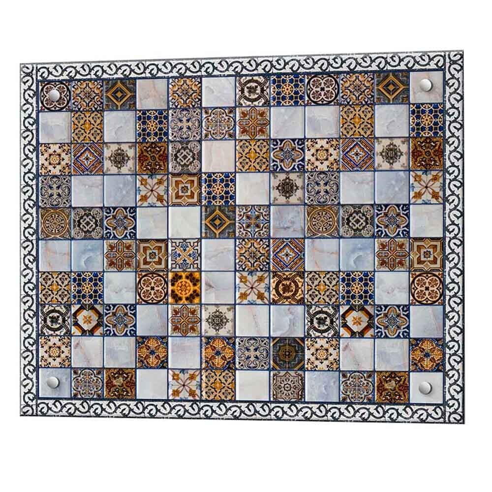 original-796.jpg Панель стеновая закаленное стекло для кухни 600х500х4 мм турецкая плитка — изображение 1