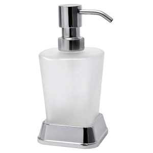 Дозатор для мыла WasserKraft Amper K-5400 настольный пластик хром (5499)
