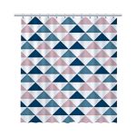 Штора для ванны Fixsen Simple 2000х1800 мм полиэстер разноцветная (1504)