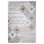 Ковер 0,8х1,5 м прямоугольный Valencia Deluxe D962 кремово-голубой