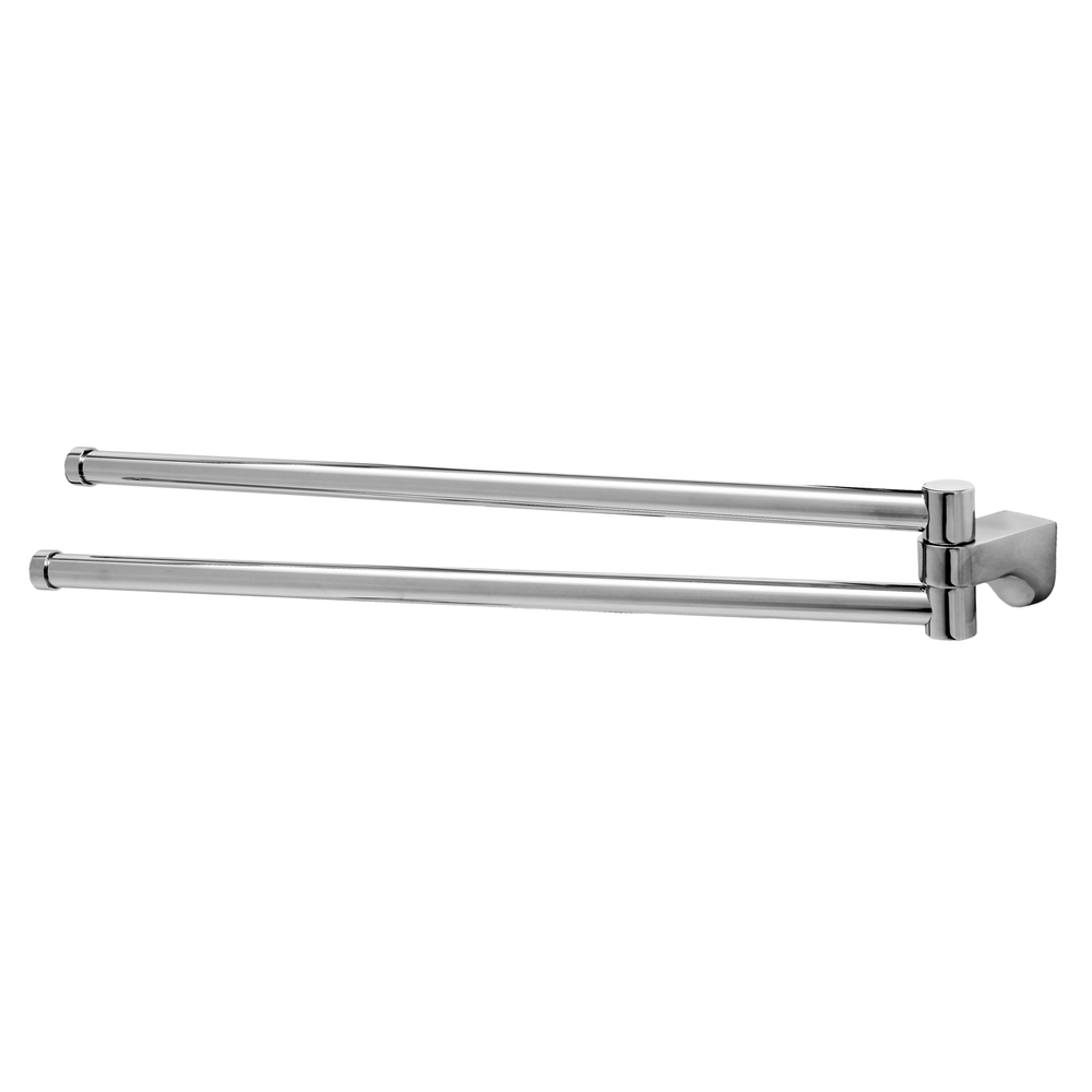 original-8065.jpg Полотенцедержатель WasserKraft Kammel K-8300 455 мм двойной поворотный на шуруп металл хром (K-8331) — изображение 1