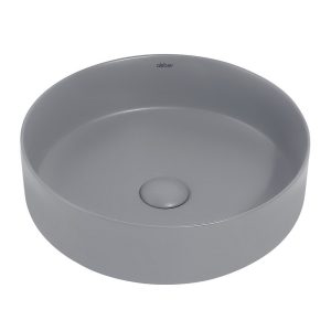 Раковина Abber Bequem 40 см накладная серая матовая (AC2109MG)