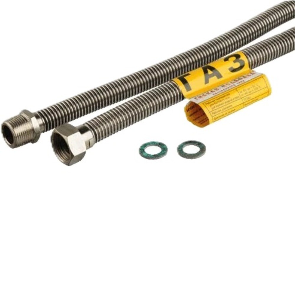 original-8164.jpg Подводка для газа сильфонная Kensudo 3/4 ВР(г) х 3/4 НР(ш) 80 см — изображение 1