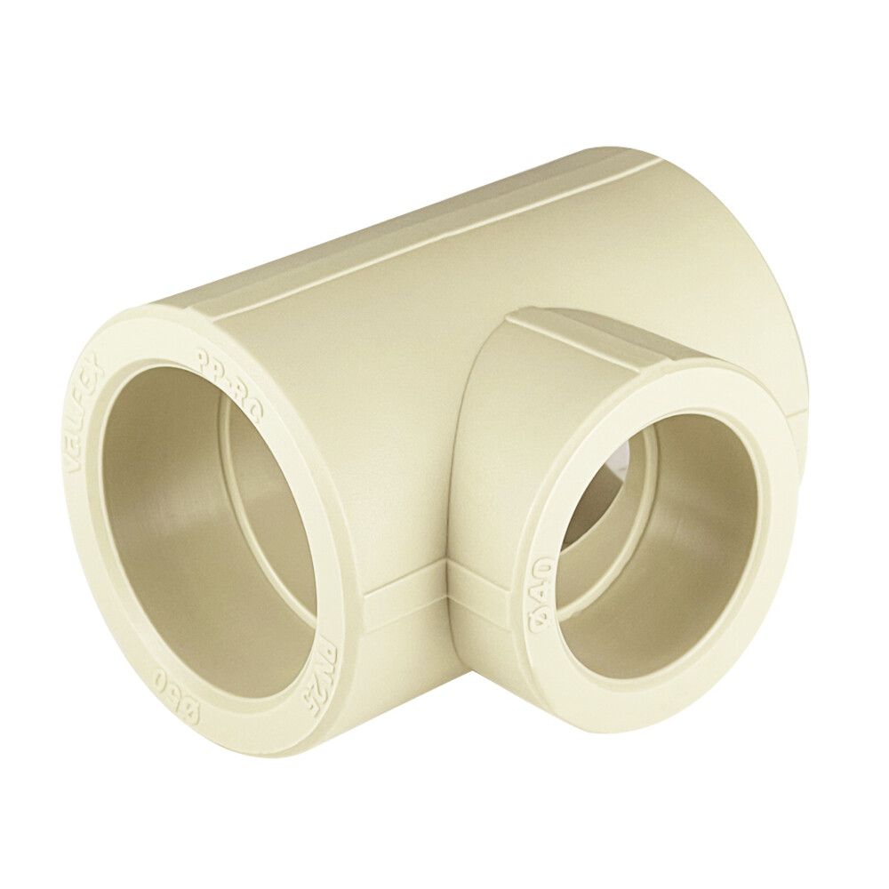 original-824.jpg Тройник полипропиленовый Valfex переходный 50 х 40 х 50 мм серый (10504050Г) — изображение 1