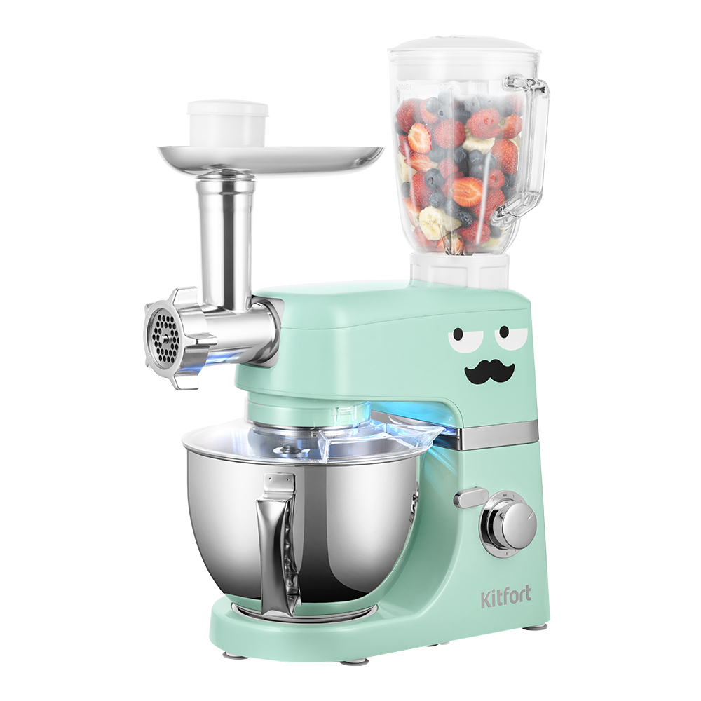 original-8241.jpg Миксер планетарный Kitfort КТ-3423-3 1000 Вт 4,3 л лазурный — изображение 1