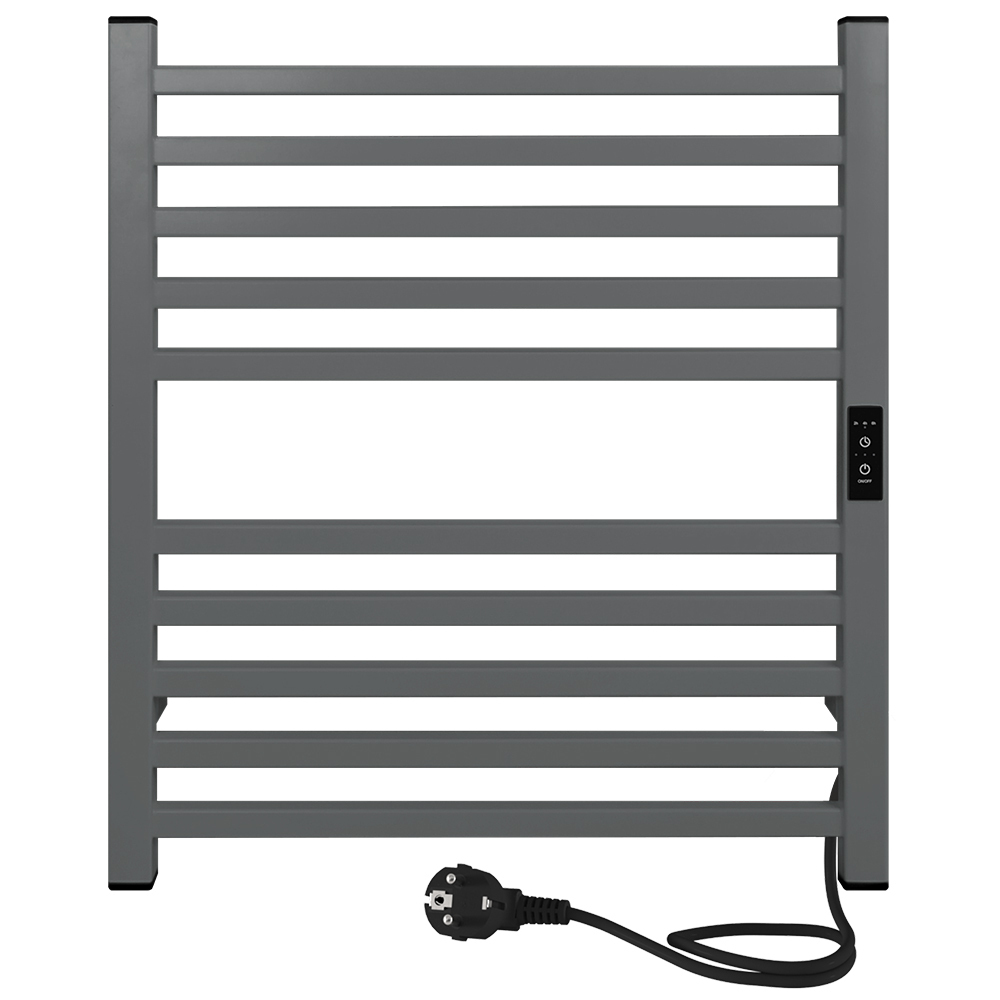 original-8244.jpg Полотенцесушитель электрический Indigo Attic 600х530 мм 80 Вт с терморегулятором серый — изображение 1