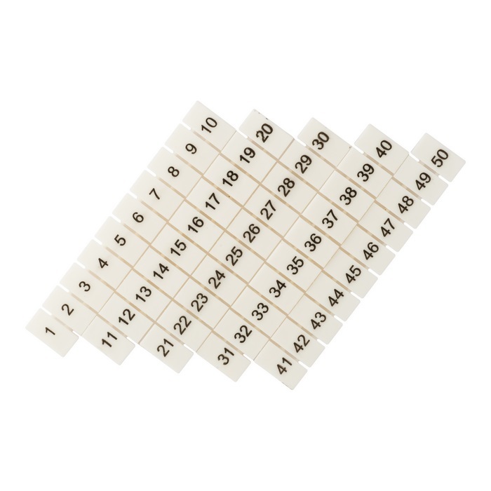 original-8261.jpg Маркеры для клемм JXB-ST 6 EKF PROxima с нумерацией 1-50 (100 шт.) (zb-st-6-1-50) — изображение 1