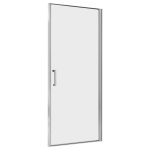 Душевая дверь Abber стекло прозрачное 90х195 см профиль хром 6 мм распашная (AG04090)