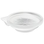 Мыльница для ванной WasserKraft Kammel K-8300White с держателем стекло/металл белая (K-8329W)