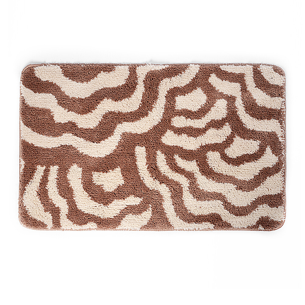 original-8337.jpg Коврик для ванной коричневый 75х45 см WasserKraft Donau (BM-9401) — изображение 1