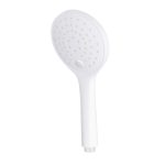 Лейка для душа WasserKraft d120 мм 3 режима без шланга пластик белая (A155)