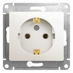 Розетка Systeme Electric Glossa встраиваемая перламутр (GSL000643)