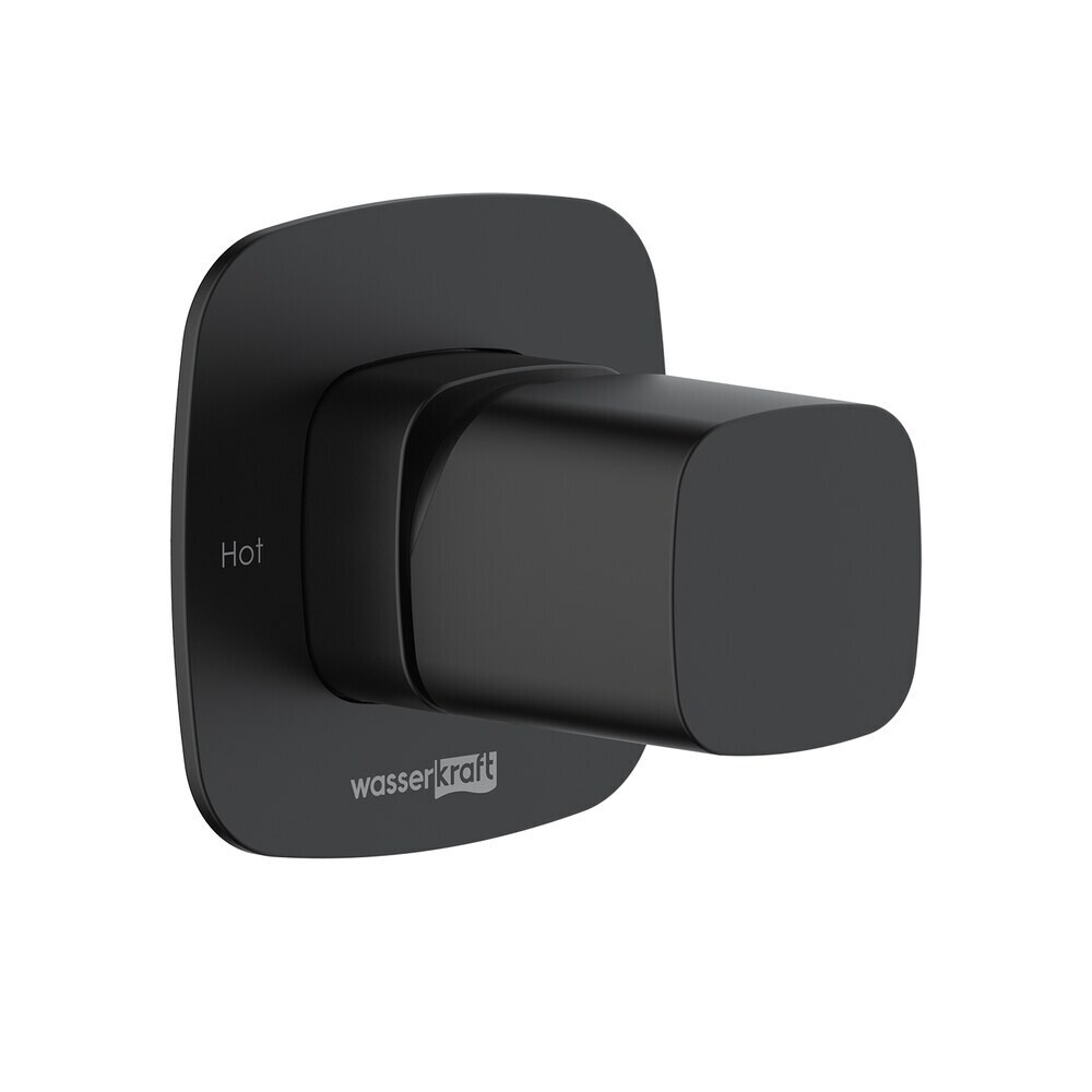 original-8494.jpg Смеситель для душа встраиваемый WasserKraft Nuthe однорычажный с переключателем без лейки черный (9151) — изображение 1