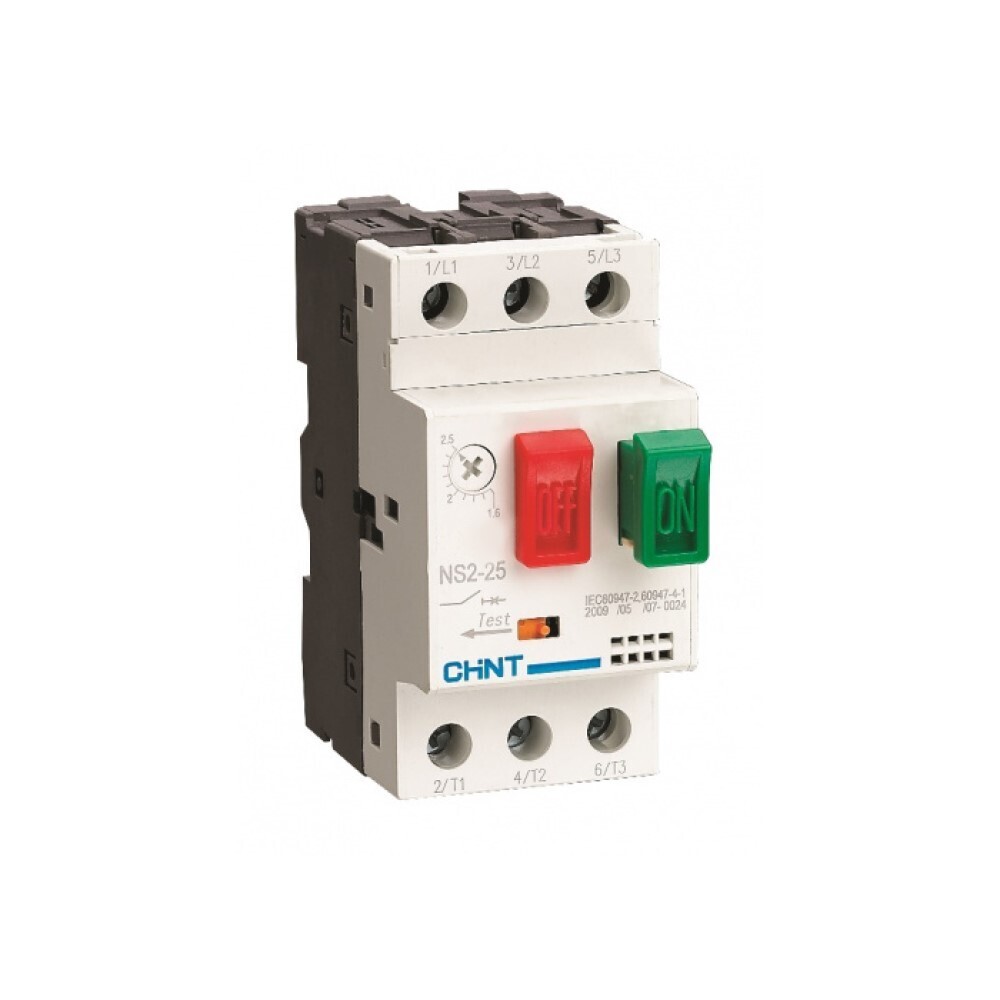 original-8552.jpg Пускатель Chint NS2-25 (495080) 3P 6,3А 100 кА 230 В на монтажную плату — изображение 1