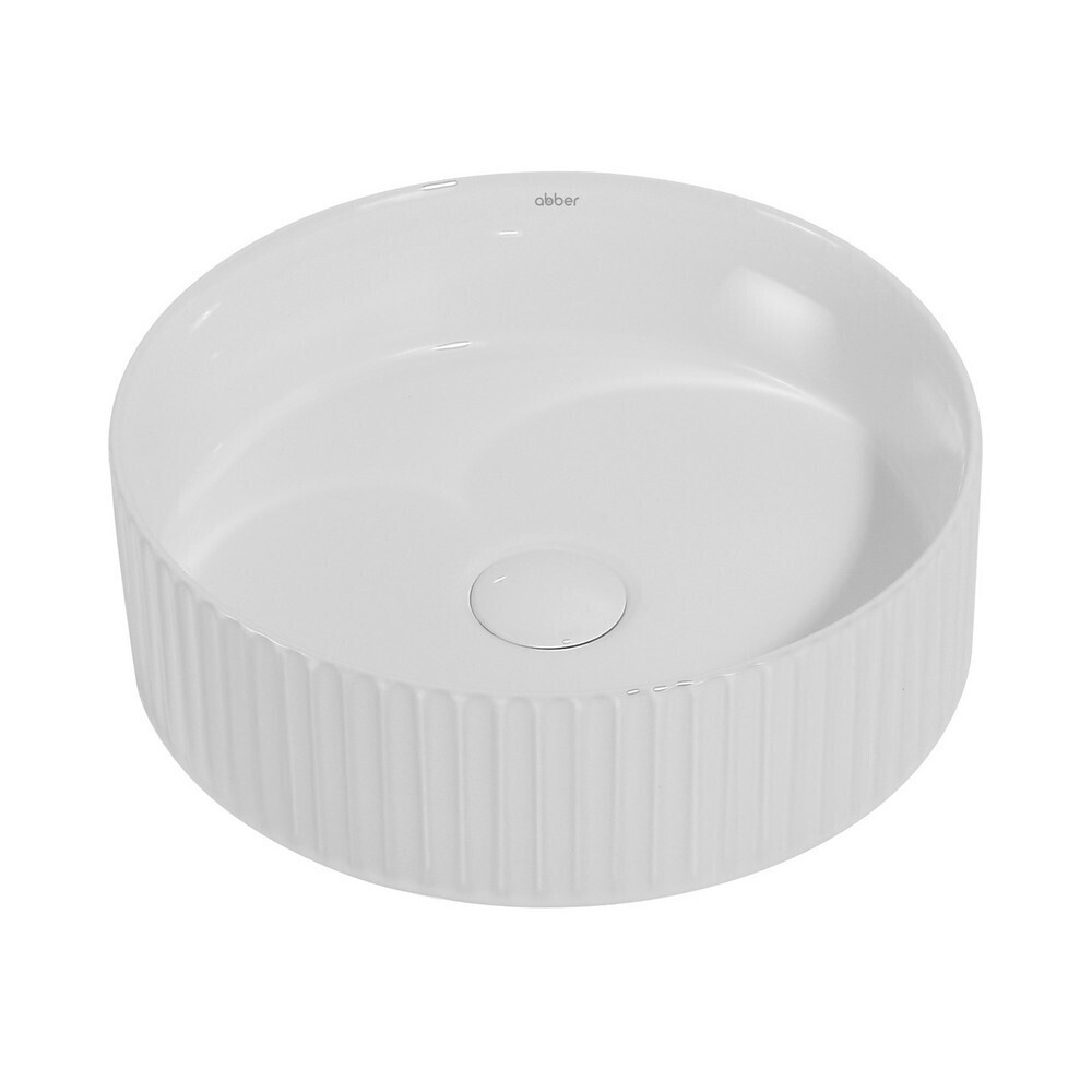 original-8565.jpg Раковина Abber Bequem 36 см накладная белая (AC2111) — изображение 1