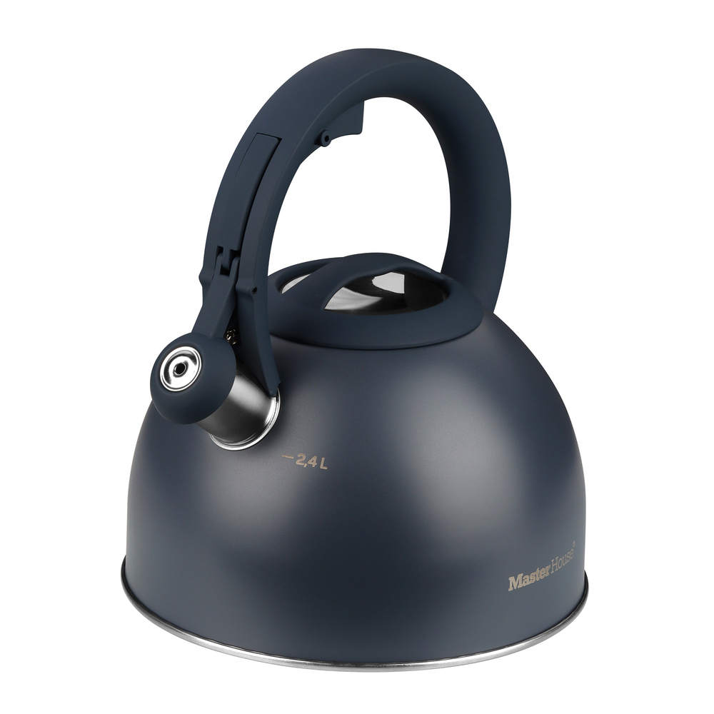 original-8583.jpg Чайник со свистком нержавеющая сталь Master House Antonio 2,4 л графит — изображение 1