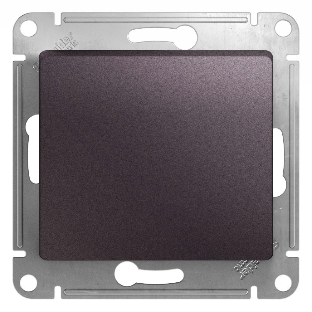 original-8593.jpg Выключатель Systeme Electric Glossa одноклавишный встраиваемый сиреневый туман (GSL001411) — изображение 1
