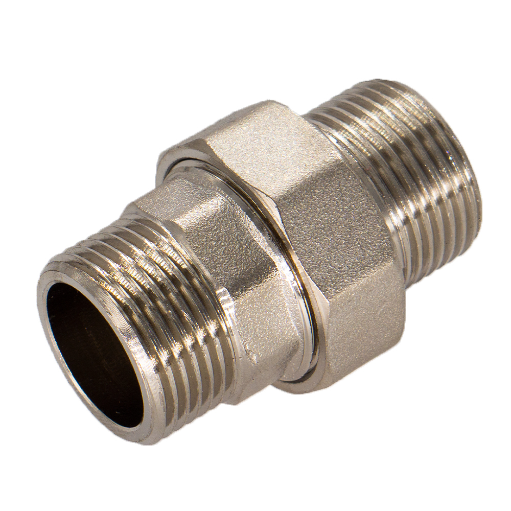 original-8619.jpg Американка прямая CTM 1/2 НР(ш) латунная (CRSAM012) — изображение 1