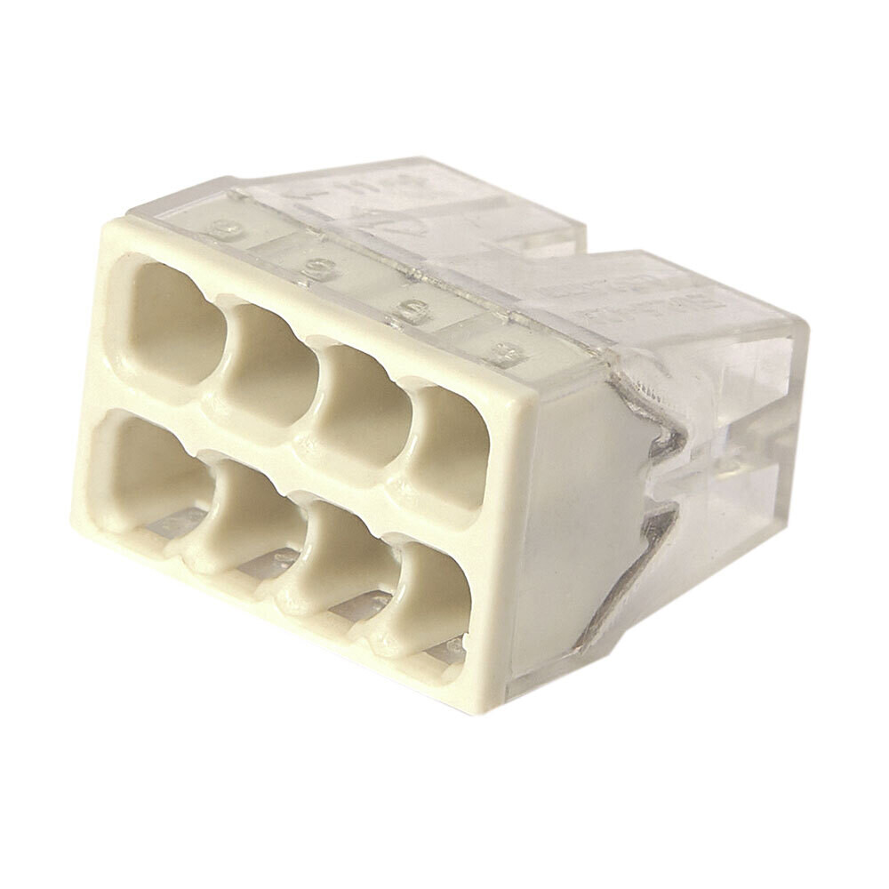 original-8740.jpg Клемма на 8 проводов КМ 2273-208 0,5-2,5 кв.мм самозажимная без пасты (20 шт.) (ЦБ-00021639/5115) — изображение 1