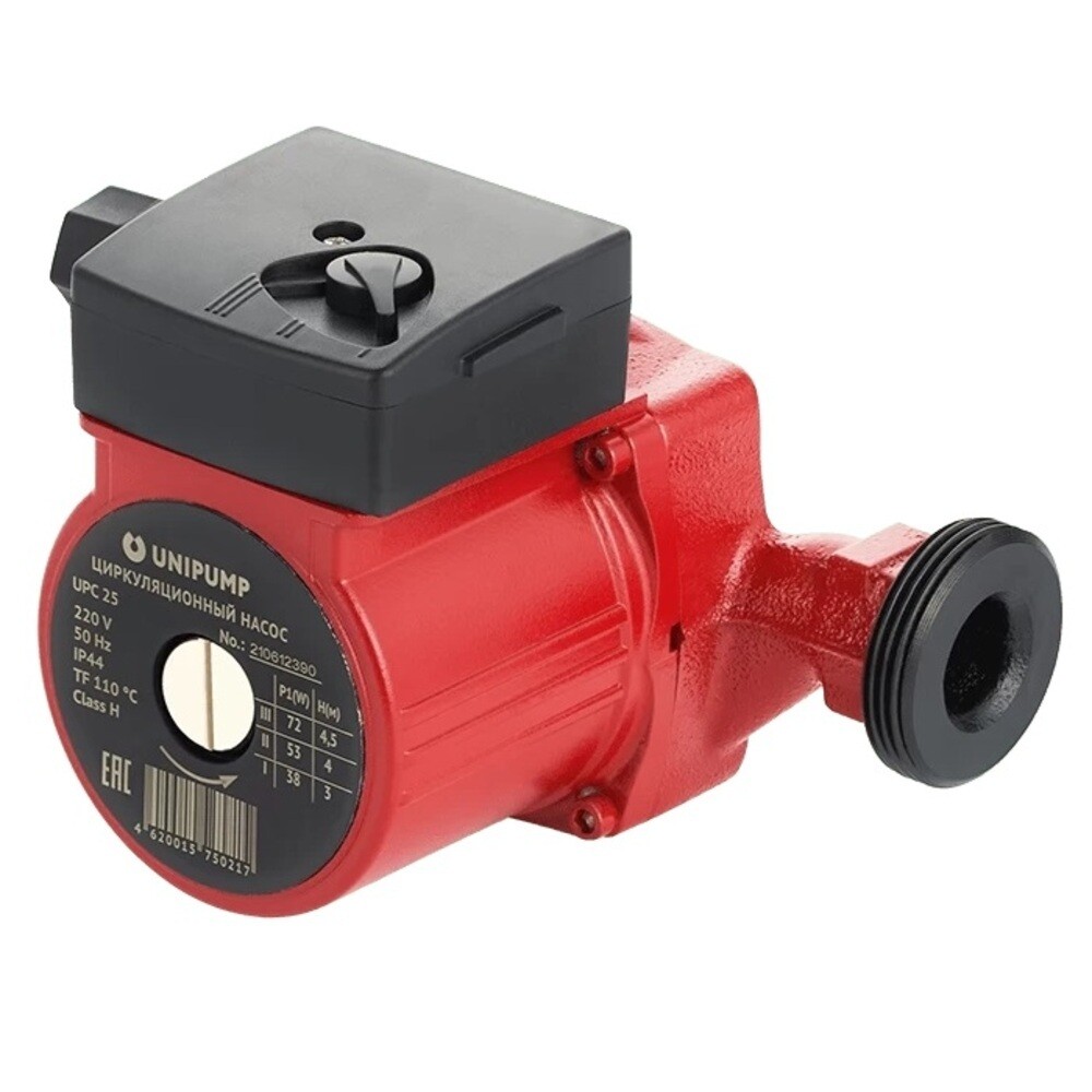 original-8741.jpg Циркуляционный насос для систем отопления UNIPUMP UPC 32-80 DN32 подъем 8 м 180 мм с гайками (44338) — изображение 1
