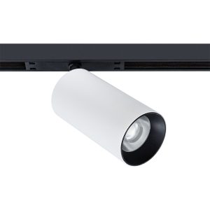 Светодиодный трековый светильник магнитный Arte Lamp Optima 4000К 16 Вт 2 кв.м черный/белый (A7262PL-1WH)