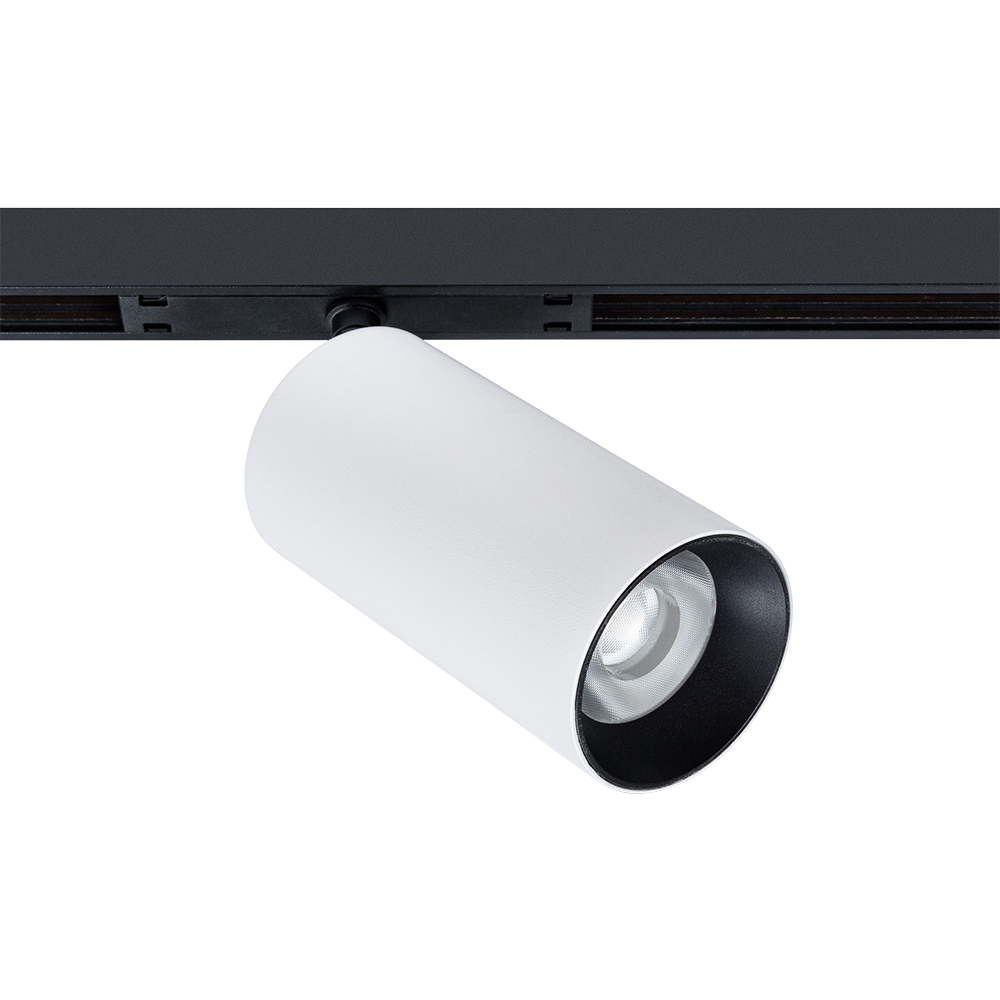 original-880.jpg Светодиодный трековый светильник магнитный Arte Lamp Optima 4000К 16 Вт 2 кв.м черный/белый (A7262PL-1WH) — изображение 1