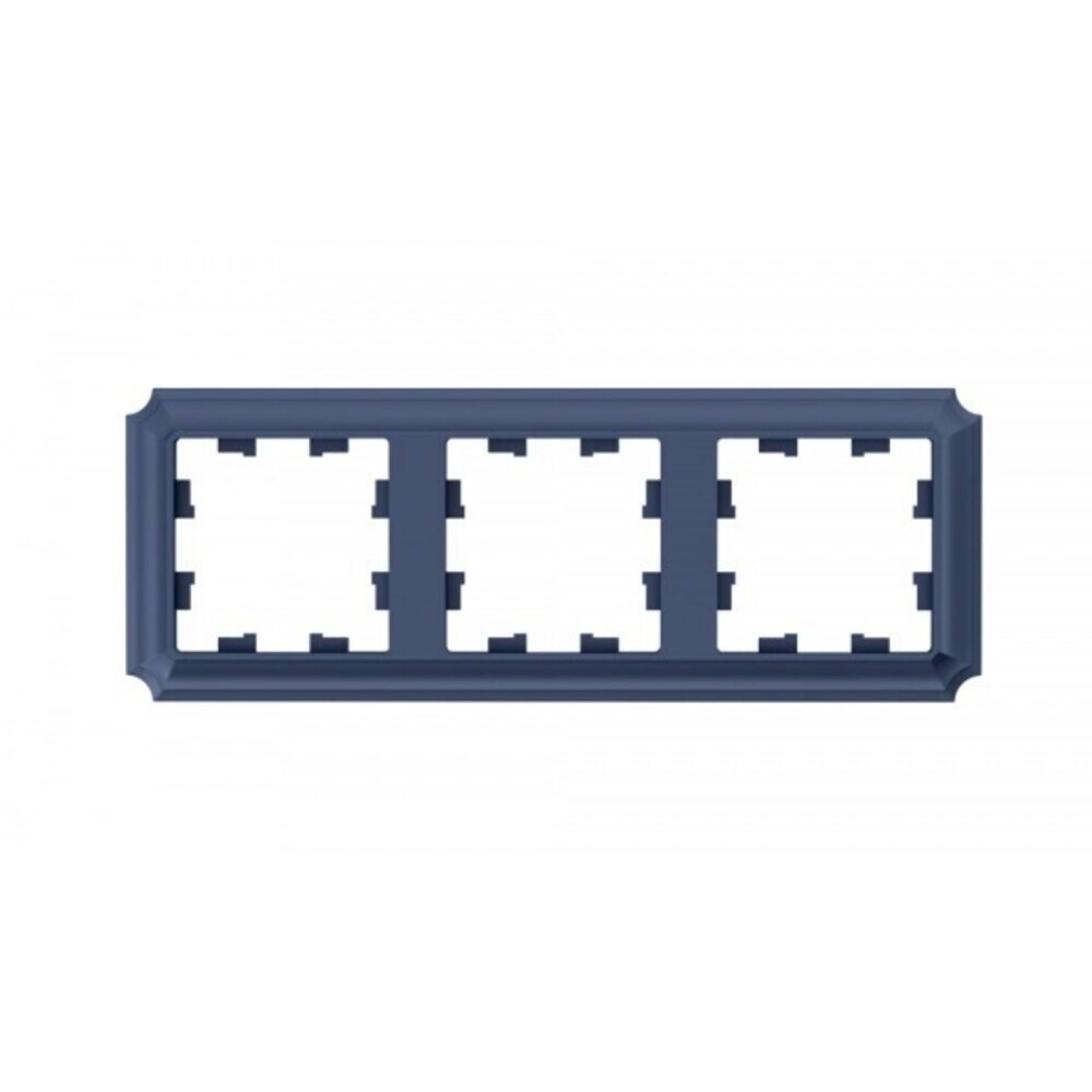 original-8816.jpg Рамка Systeme Electric AtlasDesign Antique трехместная грифель (ATN100703) — изображение 1