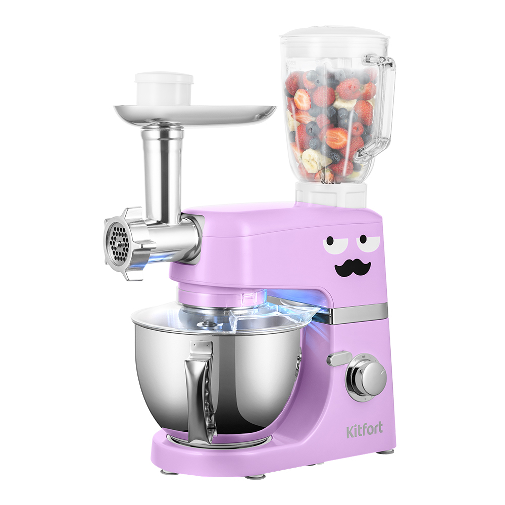 original-8873.jpg Миксер планетарный Kitfort КТ-3423-2 1000 Вт 4,3 л сиреневый — изображение 1