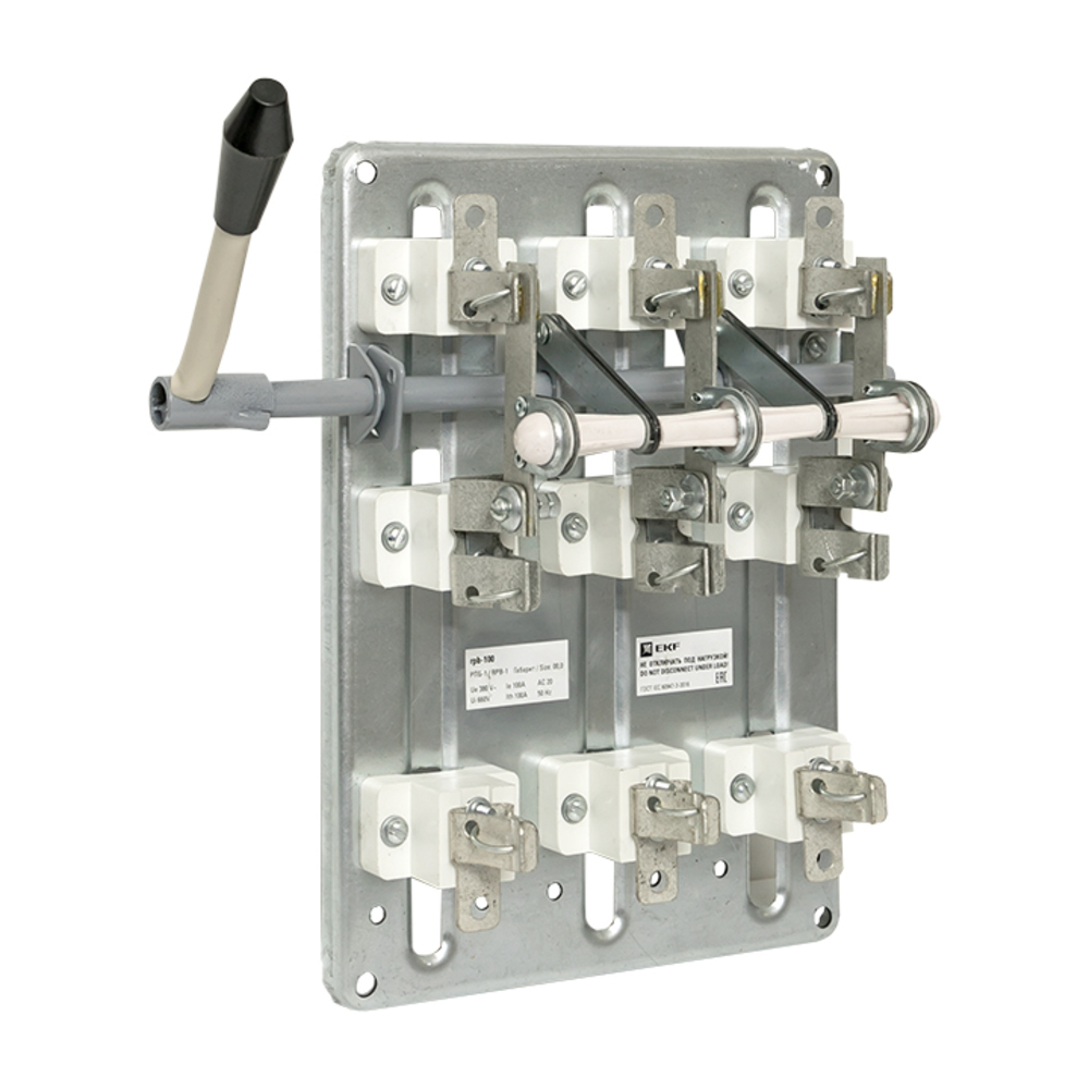 original-8874.jpg Выключатель-разъединитель EKF Basic РПБ 3P 100А 400 В левый привод (rpb-r-100l) — изображение 1