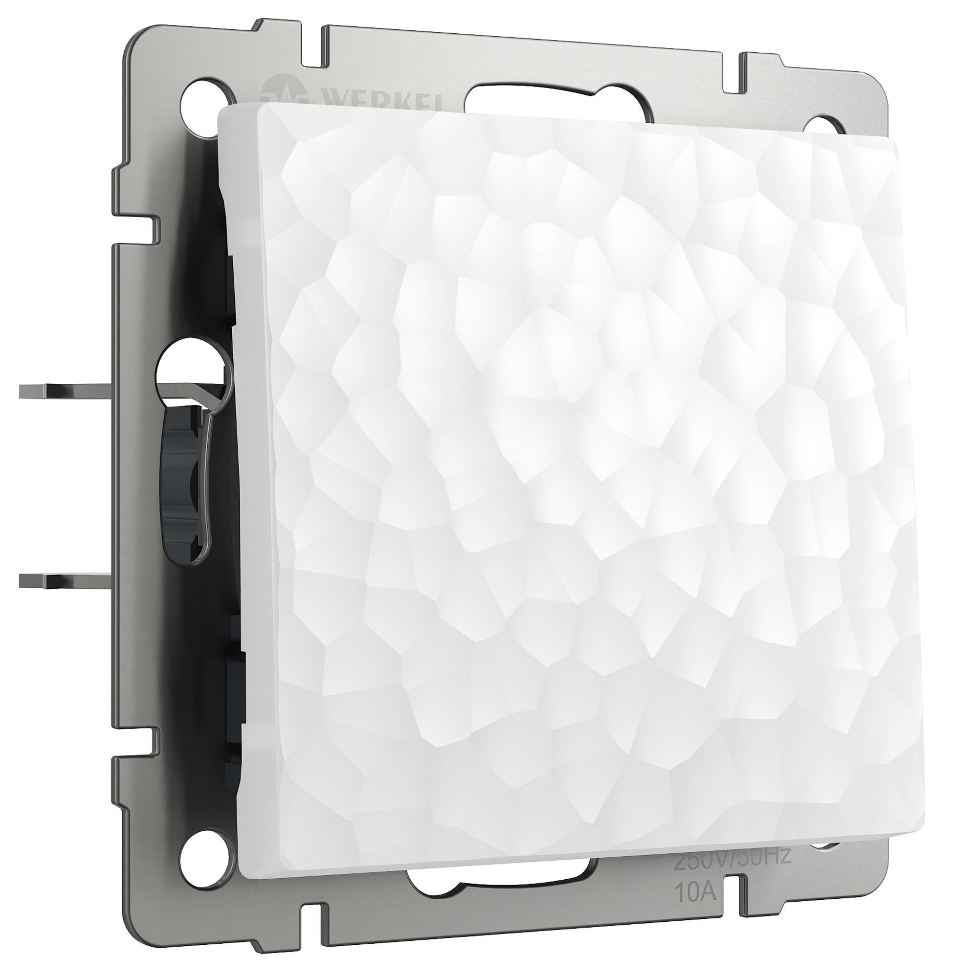 original-8955.jpg Выключатель Werkel Hammer одноклавишный встраиваемый белый (a052026) — изображение 1