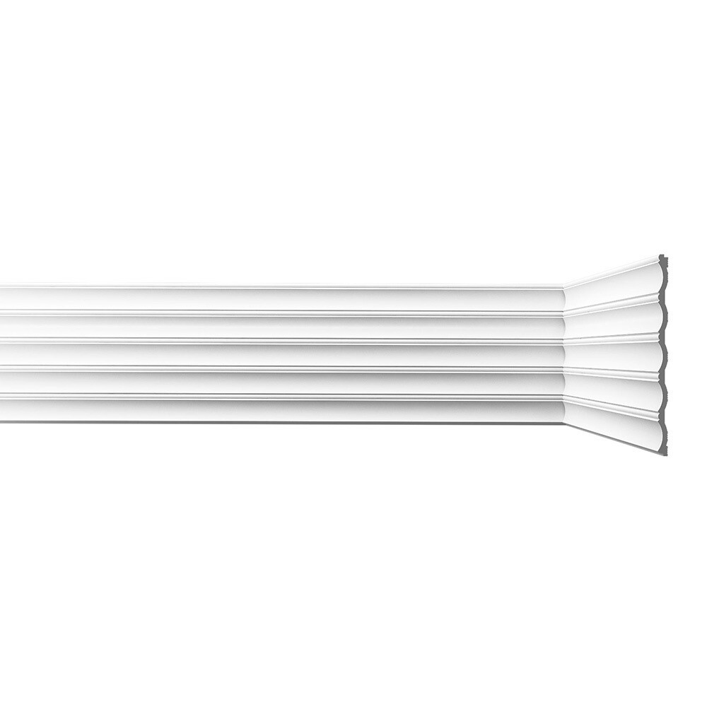 original-8972.jpg Панель декоративная из экополимера 200х2000х10 мм Bello Deco XPS СП 04/2 белая 0,4 кв.м — изображение 1