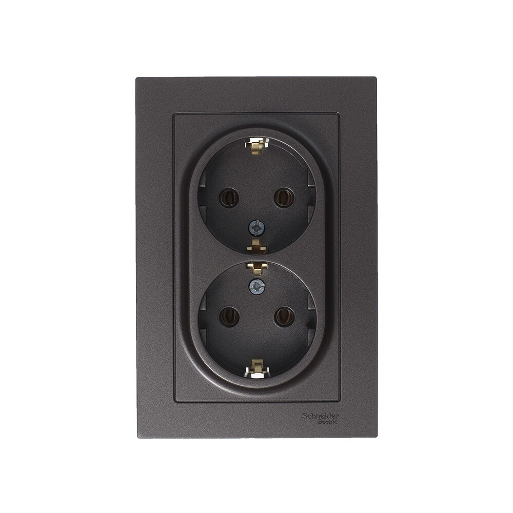 original-899.jpg Розетка Systeme Electric AtlasDesign встраиваемая мокко (ATN000624) — изображение 1