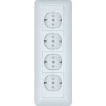 Розетка Systeme Electric Wessen 59 накладная белая (RA16-411M-BI)