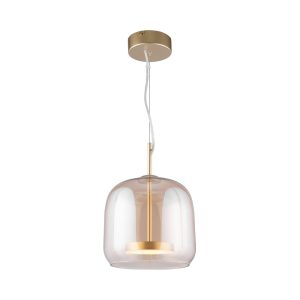 Светильник светодиодный подвесной Maytoni Madmen 3000К 6 Вт 3 кв.м бронза IP20 (MOD128PL-L6AM)