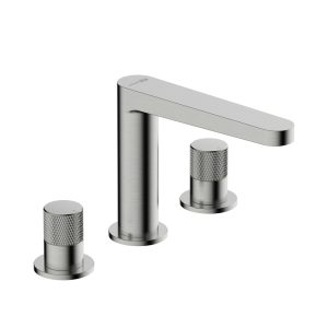 Смеситель для раковины встраиваемый WasserKraft Tauber никель двухвентильный (6435)