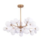 Люстра подвесная Arte Lamp Peacock G9 600 Вт 18 кв.м (A1369SP-15SG)