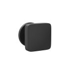 Ручка-кнопка Punto Salut R.ARC.R52 BL-24 круглая розетка черная (47141)