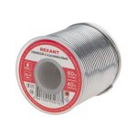 Припой Rexant d2 Sn60 Pb40 Flux 2.2% с канифолью 500 г (09-3383)