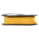 Маркеры кабельные (клипсы) EKF PROxima 3-4,2 мм цифра 3 желтые (1000 шт.) (plc-KM-2.5-3)