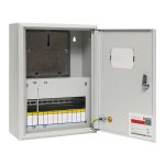 Щит учетно-распределительный навесной EKF PROxima ЩУРн 1/12 металлический IP31 400х300х140 мм 12 модулей с монтажной панелью